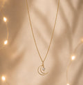 “Inner Love” Moon and Pearl Necklace