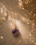 Amethyst Healing Crystal Necklace