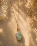 Aquamarine Healing Crystal Necklace