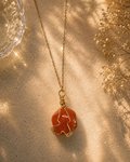 Carnelian Healing Crystal Necklace