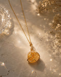 Citrine Healing Crystal Necklace