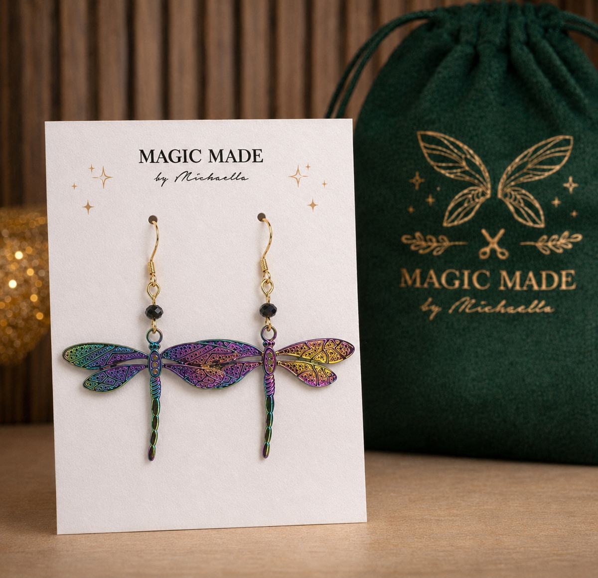 "Whimsy Dragonflies" Earrings