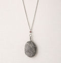 "Smokey Marble" Beachstone Necklace - Protaras, Famagusta