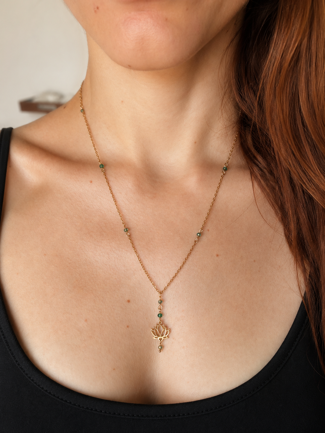 "Inner Confidence" Lotus Necklace