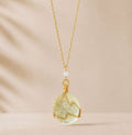 "Mint Marble" Beach Stone Necklace - Pachyammos, Paphos