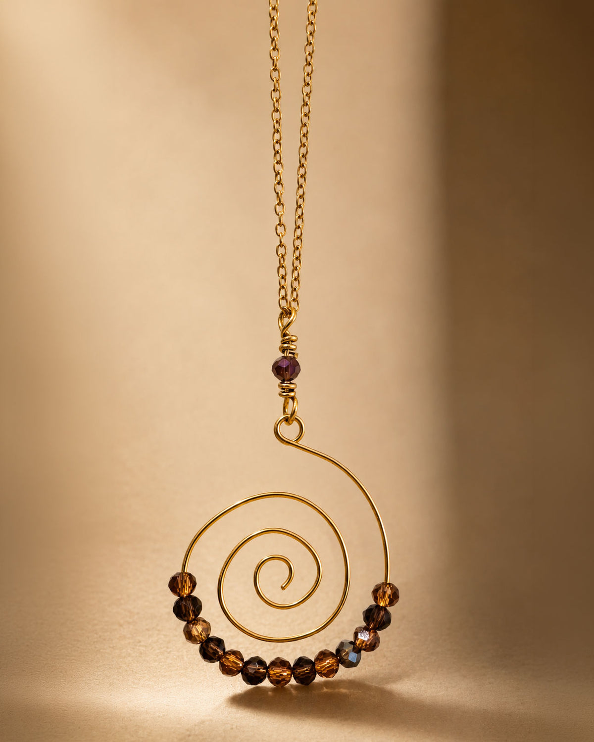 "Inner Growth" Spiral Necklace
