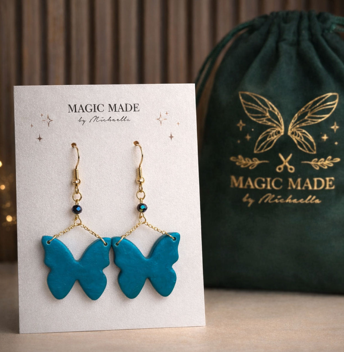 "Vibrant Wings" Earrings