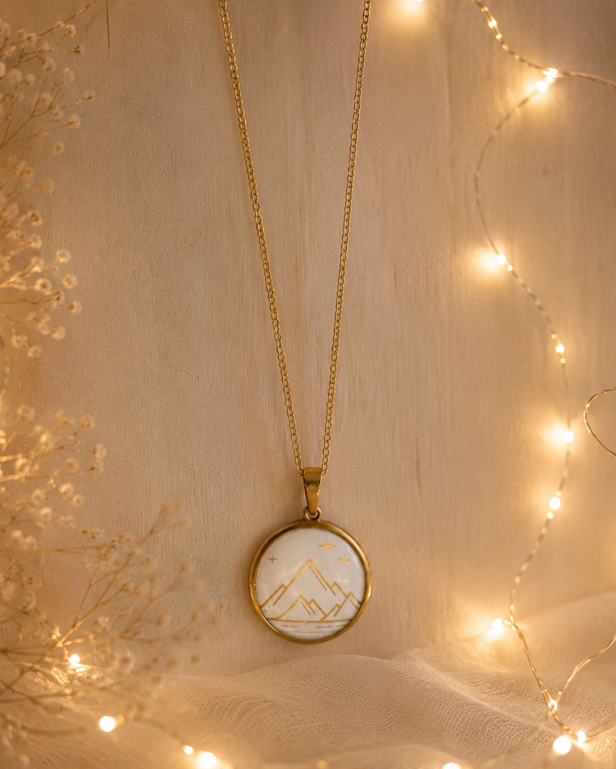 "Inner Strength" Mountain Necklace