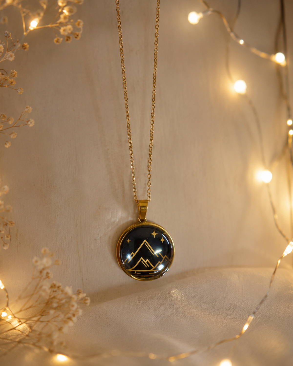 "Inner Strength" Mountain Necklace