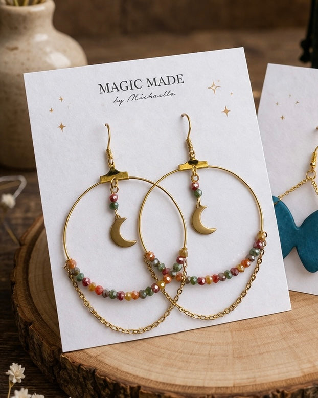 "Galaxy Charms" Earrings